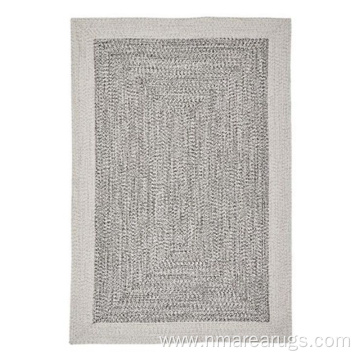 Grey pattern PP woven indoor outdoor rug carpet